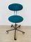 Chaise de Bureau Kovona Z-370 Turquoise, 1970s 2