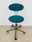 Turquoise Kovona Z-370 Office Chair, 1970s 2