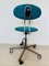 Chaise de Bureau Kovona Z-370 Turquoise, 1970s 7