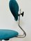 Chaise de Bureau Kovona Z-370 Turquoise, 1970s 9