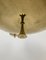 Lampadario moderno in ottone con paralumi in seta, Austria, anni '20, Immagine 14