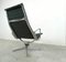 Ea124 Lounge Chair in Black Fabric by Charles & Ray Eames for Herman Miller, 1970s 11