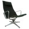 Ea124 Lounge Chair in Black Fabric by Charles & Ray Eames for Herman Miller, 1970s 1