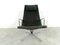 Ea124 Lounge Chair in Black Fabric by Charles & Ray Eames for Herman Miller, 1970s 5
