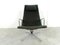 Ea124 Lounge Chair in Black Fabric by Charles & Ray Eames for Herman Miller, 1970s, Image 5