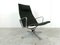 Ea124 Lounge Chair in Black Fabric by Charles & Ray Eames for Herman Miller, 1970s 4