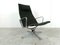 Ea124 Lounge Chair in Black Fabric by Charles & Ray Eames for Herman Miller, 1970s, Image 4