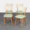 Vintage Wooden Chairs from Ton, 1960s, Set of 4 1