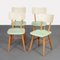 Vintage Wooden Chairs from Ton, 1960s, Set of 4, Image 1