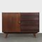 Model U-458 Chest of Drawers in Stained Oak by Jiri Jiroutek, 1960s 1