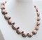 Pink Corals, Rubies, Diamonds, Rose Gold and Silver Retrò Necklace, 1950s 2