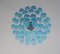 Magic Murano Blue Drops Chandeliers, 1980s, Set of 2, Image 9