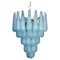 Lámpara de araña Magic de Murano en azul, años 80. Juego de 2, Imagen 1