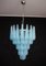 Lámpara de araña Magic de Murano en azul, años 80. Juego de 2, Imagen 8