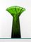 Grüne Glasvase in organischer Form, 1970er 5