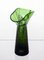 Organic Shaped Green Glass Vase, 1970s 4