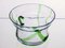 Juego de vidrio con hilos verdes, años 70. Juego de 5, Imagen 12