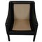 2207 Sessel aus schwarzem Leder von Børge Mogensen für Fredericia, 1990er 13