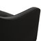 2207 Sessel aus schwarzem Leder von Børge Mogensen für Fredericia, 1990er 9