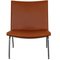 AP-40 Lounge Chair in Walnut and Aniline Leather by Hans Wegner, 1990s 1