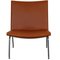 AP-40 Lounge Chair in Walnut and Aniline Leather by Hans Wegner, 1990s, Image 1