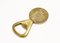 Maria Theresia Coin Bottle Opener in Brass attributed to Carl Auböck, Austria, 1950s 11