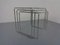 Glass & Chrome Nesting Tables, 1960s, Set of 3 12