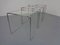 Glass & Chrome Nesting Tables, 1960s, Set of 3, Image 5