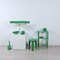 Green Bathroom Accessories by Makio Hasuike & Olaf von Bohr for Gedy, 1970s, Set of 12 1