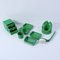 Green Bathroom Accessories by Makio Hasuike & Olaf von Bohr for Gedy, 1970s, Set of 12 7