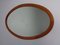 Large Danish Oval 501 Mirror in Teak by Aksel Kjersgaard, 1960s, Image 1