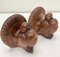 Art Deco Pigeon Bookends in Hand Carved Wood, 1930s, Set of 2 4