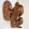 Sujetalibros Art Déco de madera tallada a mano, años 30. Juego de 2, Imagen 7