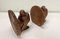 Art Deco Pigeon Bookends in Hand Carved Wood, 1930s, Set of 2 13