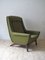 Mid-Century Danish Green Fabric Armchair, 1960s, Image 3