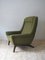 Mid-Century Danish Green Fabric Armchair, 1960s 2