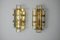 Sconces in Cut Murano Glass from Venini, Italy, 1970s, Set of 2 1