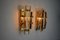 Sconces in Cut Murano Glass from Venini, Italy, 1970s, Set of 2 6