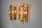 Sconces in Cut Murano Glass from Venini, Italy, 1970s, Set of 2 2