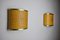 Rattan and Brass Sconces, Italy, 1960s, Set of 2 5