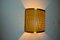 Rattan and Brass Wall Lamp, Italy, 1960s 6