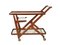 Mid-Century Modern Wood & Glass Trolley by Cesare Lacca for Cassina, 1950s, Image 1