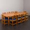 Oak Extendable Dining Table with 3 Inner Leaves Table by Henning Kjærnulf for Soro Mobelfabrik, Denmark, 1950s 2