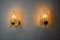 Frosted Leaf Sconces in Murano Glass, Italy, 1970, Set of 2 6