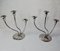 Art Deco Candlesticks in Stainless Steel, Spain, 1970, Set of 2, Image 1
