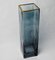 Sommerso Vase in Blue Glass, Golden Edges attributed to Petr Hora, Czech Republic, 1970s 1