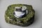 Encendedor de alabastro verde atribuido a Romano Bianchi, Italia, años 70, Imagen 5