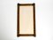 Large Mid-Century Modern Bamboo Wall Mirror with Leather Straps, Italy, 1950s, Image 9