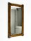 Large Mid-Century Modern Bamboo Wall Mirror with Leather Straps, Italy, 1950s, Image 3