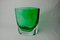 Green Sommerso Vase in Murano Glass attributed to Seguso, Italy, 1980s 5